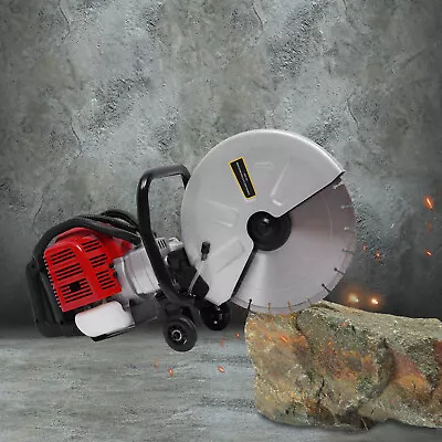 Buy 52cc Gas Powered 2 Stroke Cement Wet Dry Masonry Concrete Cut Off Saw With Blade • 248.90$