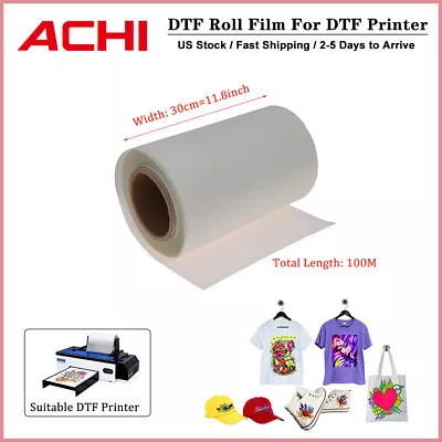 Buy DTF Roll Film DTF Transfer Film PreTreat Heat Transfer Paper For A3 DTF Printer • 89$