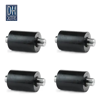 Buy (4) DH Casters 4  X 6  Steel Nose Roller Roll-Off Container Dumpster Waste Bins • 180.11$