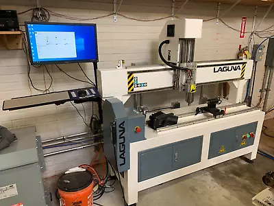 Buy Laguna CNC Turner Woodworking 3-axis Lathe, 60  Long Work Area, With PC Computer • 7,500$