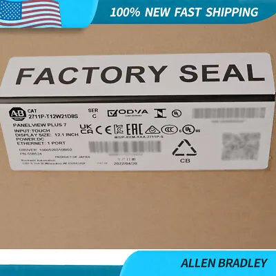 Buy New In Box Sealed Allen Bradley Ser A Panelview 5310 Terminal 10.4 2713P-T10CD1 • 1,499$