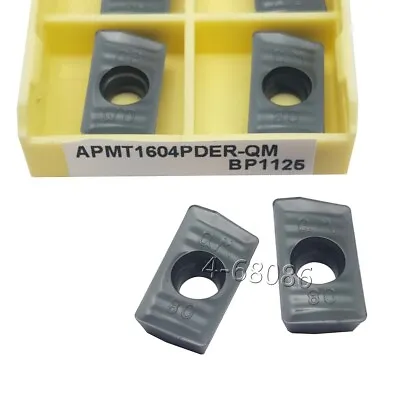 Buy APMT1604PDER-QM 90° Carbide Inserts Milling Insert For 400R Face End Mill Cutter • 17.70$