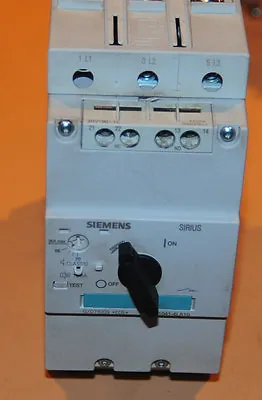 Buy Siemens Sirius Circuit Breaker 3RV1041-4LA10 Range 70-90A 3Phase • 375$