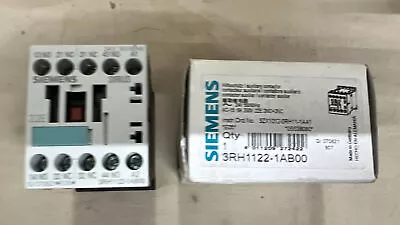 Buy Siemens Auxiliary Contactor 3RH1122-1AB00 • 47.99$