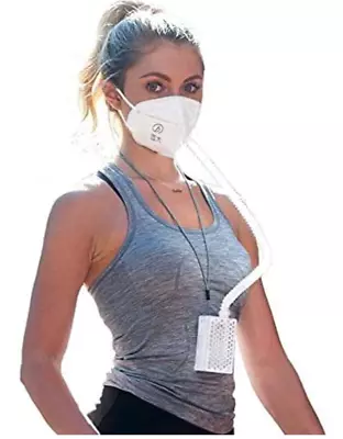 Buy Wearable Rechargeable Electrical Air Purifying Respirator With HEPA Filter &Mask • 56.99$