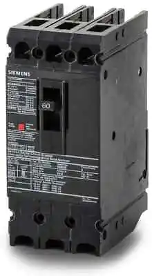 Buy Siemens HHED63B060 3 Pole 60A 600V Circuit Breaker • 700$