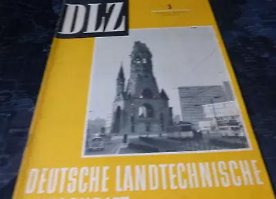 Buy DLZ 3/1958 Oak/Fendt/Deutz/Hanomag/Lanz Alldog/Güldner/Unimog/Busatis • 10.68$