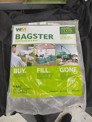 Buy Waste Management Bagster 3CUYD Dumpster In A Bag • 34.99$