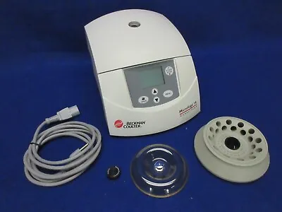 Buy Beckman Coulter Microfuge 16 A46474 Microcentrifuge FX241.5P Rotor Lid Warranty • 625$