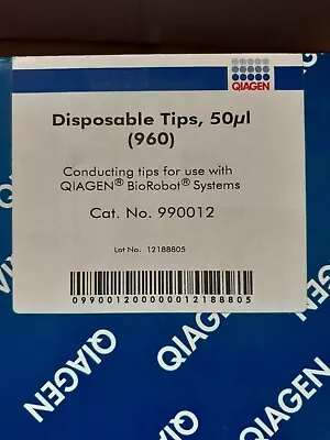 Buy Qiagen 990012 Conducting-Tips, 50 µl (960) Disposable Tips For Use With BioRobot • 59.95$