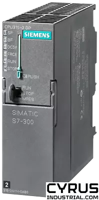 Buy Siemens 6ES7315-2AH14-0AB0 SIMATIC S7-300, CPU 315-2DP Central Processing Unit W • 997$