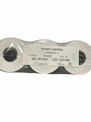 Buy Physio-Control Printer Paper - 100m - 5 Rolls - For Lifepak 12 / 15 / 11 • 37.50$