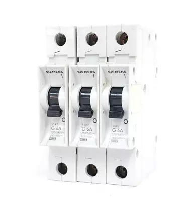 Buy Lot Of 3 New Siemens 5sx2-g6a Circuit Breakers 6 Amp 1 Pole • 45.95$