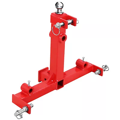 Buy 3-Point Gooseneck Tractor Trailer Hitch With 2  Receiver Hitch And Gooseneck New • 140.75$