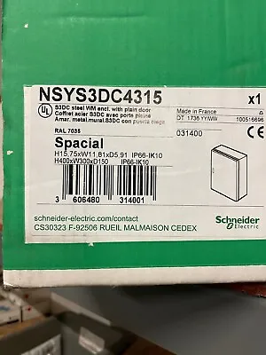 Buy Schneider Electric Enclosure Nsys3dc4315 / Nsys3dc4315 (brand New) • 124$