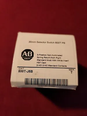 Buy Allen Bradley 800t-j5b 3 Position Non-illuminated Selector Switch 30mm • 59.99$