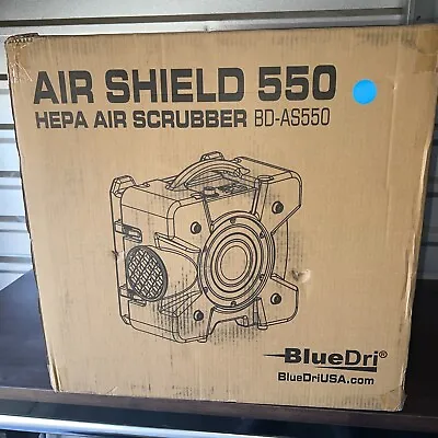 Buy BlueDri Air Shield 550 HEPA Scrubber Air Purifier Blue (BD-AS-550-BL) • 440$