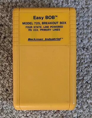 Buy Beckman Industrial Easy BOB Model 725 Breakout Box • 17.99$