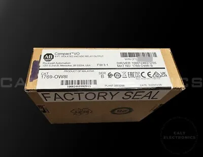 Buy 2023 New Sealed Allen Bradley 1769-OW8I Series B CompactLogix 8 PT Isolated • 175$