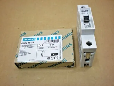 Buy Nib Siemens 5sx2-101-8 5sx2101-8 Mcb Circuit Breaker 1 Amp 1p 230/400v (4 Avail) • 11.50$