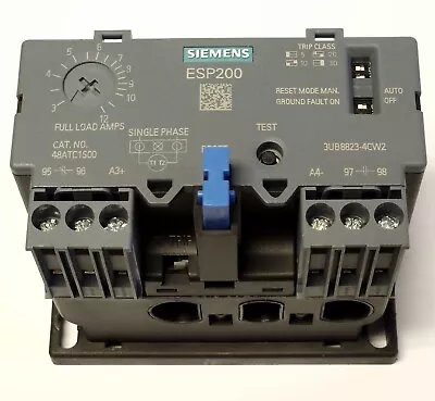 Buy SIEMENS FURNAS 48ATC1S00 3-12 AMP ESP200 Electronic Overload Relay 3UB823 4CW2 • 65$