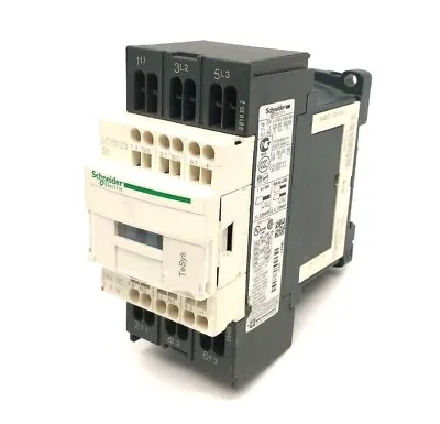 Buy Schneider Electric LC1D123BL TeSys Deca Contactor 3P 3 NO 440V 12A - 24VDC Coil • 23.99$
