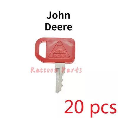 Buy 20pcs Fits John Deere JDS Excavator KV13427 T209428 Skid Steer Ignition Key • 19.95$