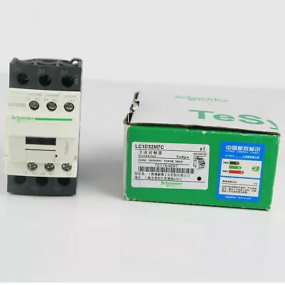 Buy SCHNEIDER ELECTRIC LC1D32M7C 220VAC Motor Control 32A Contactor Rated 3 Poles • 36.88$