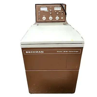 Buy Beckman Coulter J2-21 | 21000 RPM Refrigerated Laboratory Centrifuge | For Parts • 1,080$