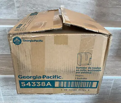Buy Georgia Pacific 54338A Push Paddle Roll Paper Towel Dispenser Black • 45.58$