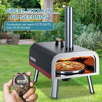 Buy 16  Stainless Steel Portable Pizza Oven & Foldable Feet & Complete Accessories • 239$