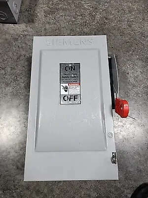 Buy New Siemens HNF362 Heavy Duty Safety Disconnect Switch 600V 60A 3 Pole • 159.99$