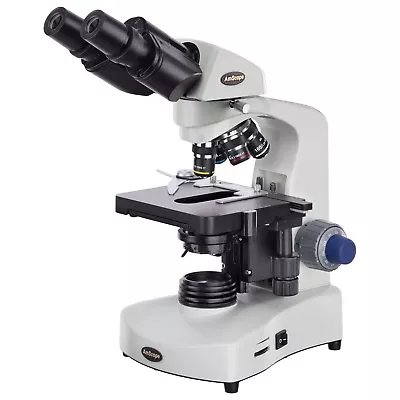 Buy AmScope B340B-LED 40X-2000X 3W LED Siedentopf Binocular Compound Microscope • 257.99$