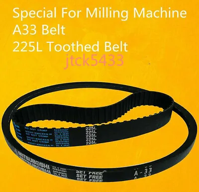 Buy 1PC Milling Machine Part Shifting 2 HP Timing Belt A33/225L For Bridgeport Mill • 13.19$