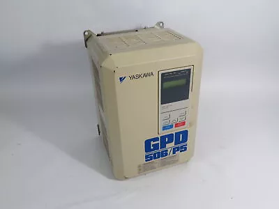 Buy Yaskawa CIMR-P5M55P5 AC Drive 3Ph 0-600V 11A 0-400Hz 55P51F AS IS • 761.39$