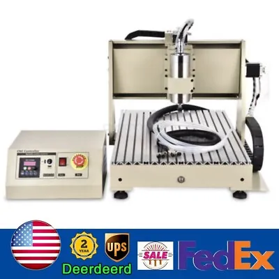 Buy 3 Axis 6040 Cnc Router Engraver Milling Drilling Machine 1.5kw Vfd + Controller • 1,006.05$