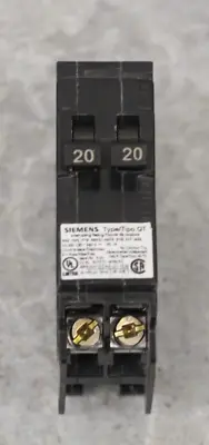 Buy Siemens Q2020NC Circuit Breaker, 20-20 Amp, 1-1 Pole • 12.99$