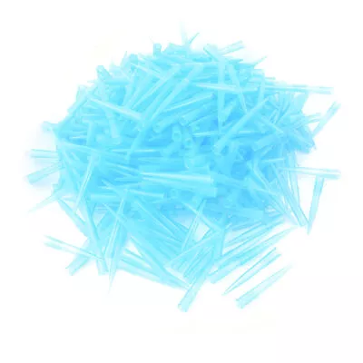Buy Laboratory Clear Blue Plastic Fine Tip Pipette Tips 1000ul 1ml 500 Pcs • 21.86$