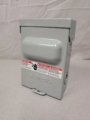 Buy SIEMENS WN2060, 60 AMP 240 VAC Pull Out Disconnect Switch • 20$