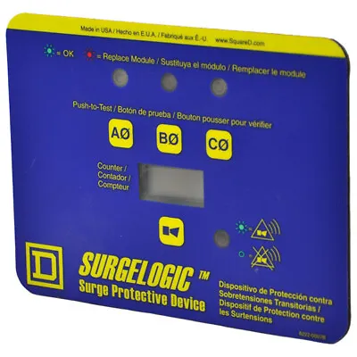 Buy TVS3DSPHC Square D Surge Protection Device HMI SurgeLogic Gray Label --SA • 350.23$