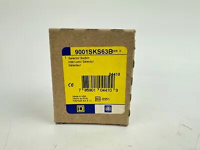 Buy Square D Schneider Electric 9001sks63b Ser. K Selector Switch New In Box • 32.95$