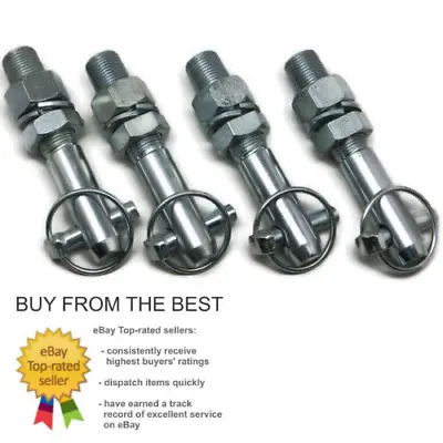 Buy 3 Pt Hitch TRACTOR Cat 1 Lift Arm Lower Draw Pins W Double Adjustable Nuts  • 34.99$