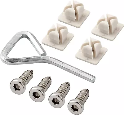 Buy License Plate Screws 1/4-3/4, Self-Tapping, Stainless Steel (Silver) • 12.09$