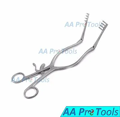 Buy Adson-Beckman Spinal Retractor 4 X 4 Prong Sharp Orthopedic Surgical Instruments • 49.50$