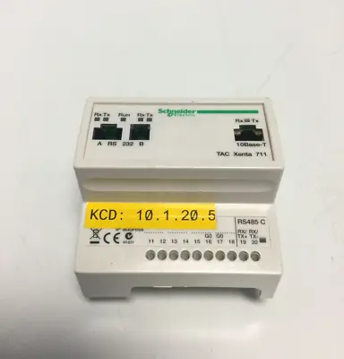 Buy Pre-owned, Schneider Electric, Tac Xenta 711, Plc Controller, 24vac. (3h-2) • 149.99$