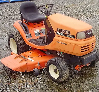 Buy Kubota Lawn & Garden Tractors OP Operator’s Manual TG1860 & TG1860G Owner CD • 15.99$