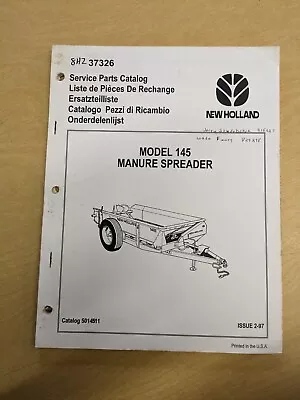 Buy New Holland 145 Manure Spreader Parts Catalog Manual • 18$