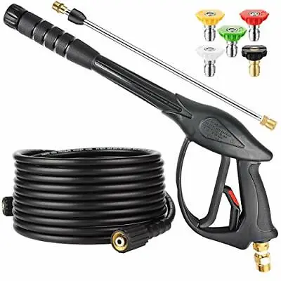 Buy YAMATIC Pressure Washer Gun And Hose With Easy Pull Trigger 3700 PSI Power Wa... • 117.94$