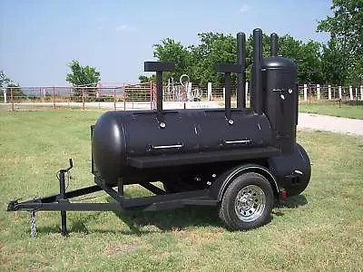 Buy NEW BBQ Pit Smoker Cooker And Charcoal Grill Trailer  • 7,499$