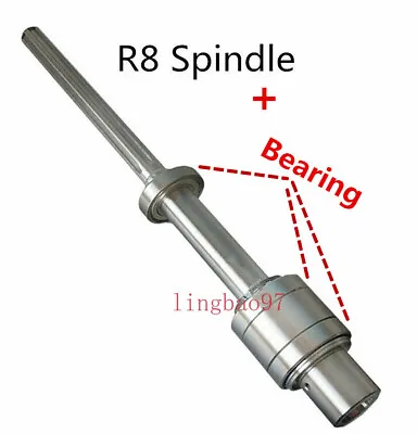 Buy Bridgeport Milling Machine Rocker Vertical Mill B132 R8 Spindle + Bearing Set • 263.99$